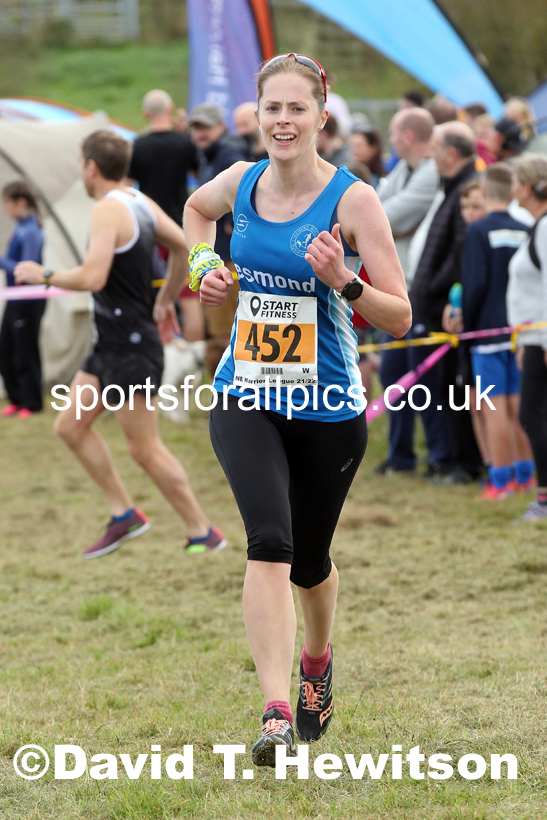 Senior womens 2021 North Eastern Harrier League, Druridge Bay. Photo: David T. Hewitson/Sports for All Pics